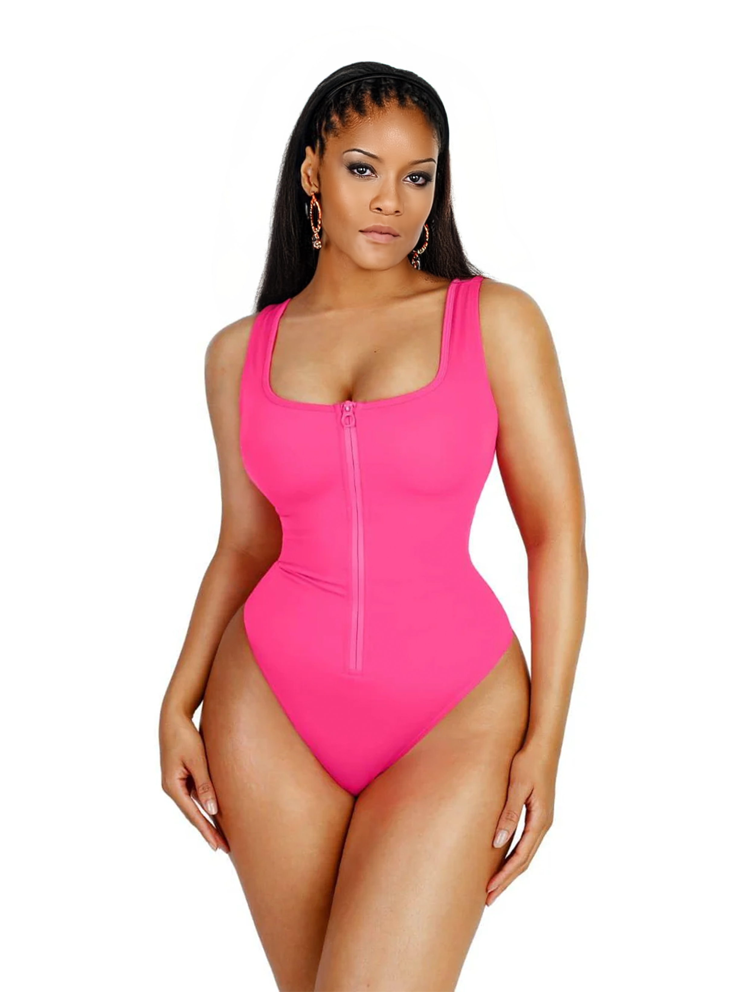 Sculpting Zip Up Swimsuit